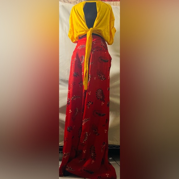 NWT- Free People tuxedo wide leg trousers - Picture 3 of 6